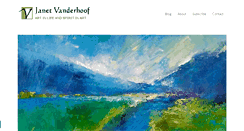 Desktop Screenshot of janetvanderhoof.com