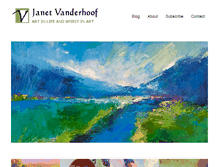 Tablet Screenshot of janetvanderhoof.com
